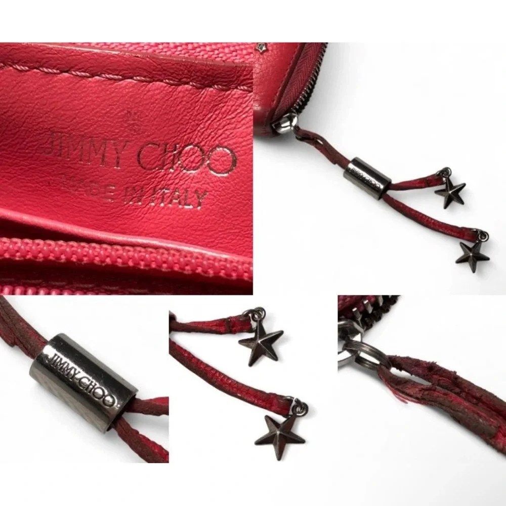 Jimmy Choo Studded Stars Long Zippy Wallet